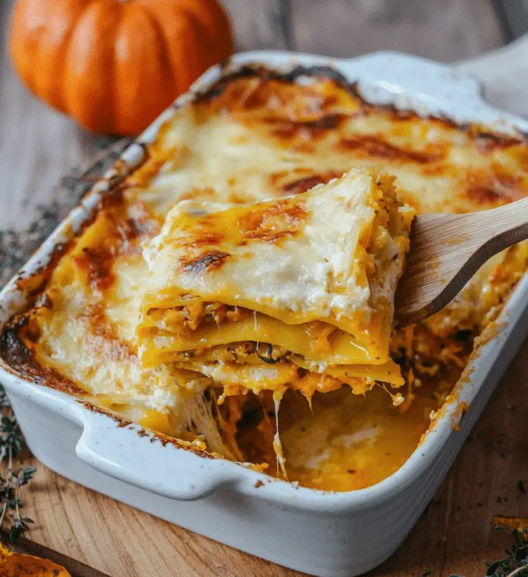 Lasagnes d’Automne au Potimarron et Fromage Fondant 🎃🧀
