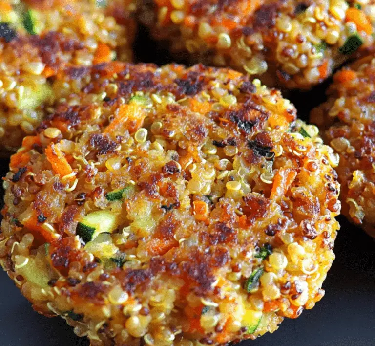 Galettes de Lentilles Corail et Quinoa aux Légumes 🌾🥒