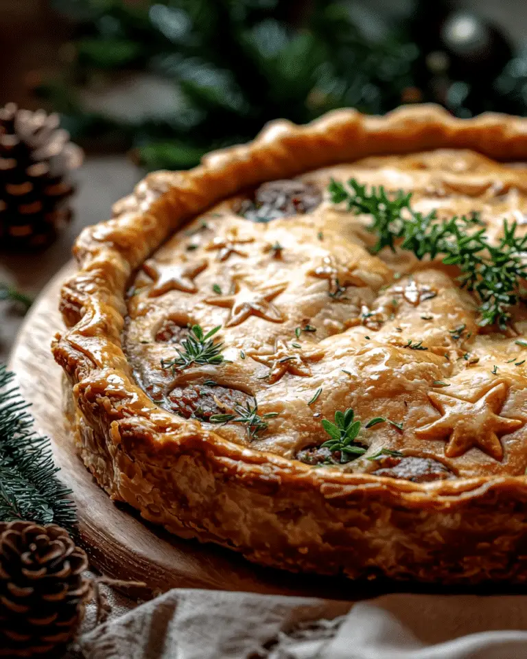 La recette de la Tourte de Noël