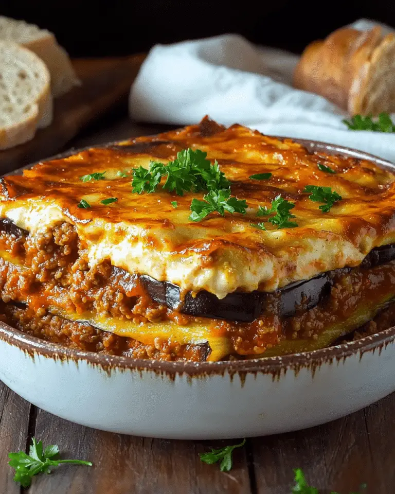 recette Moussaka facile