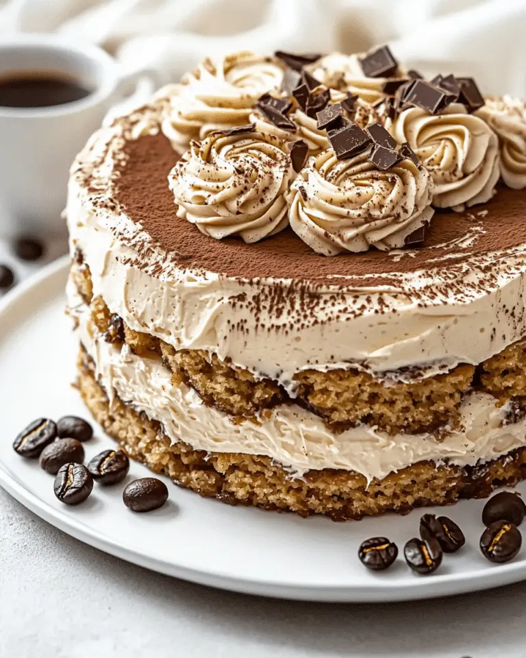 Gâteau de petits-beurres au café {recette grand-mère} !