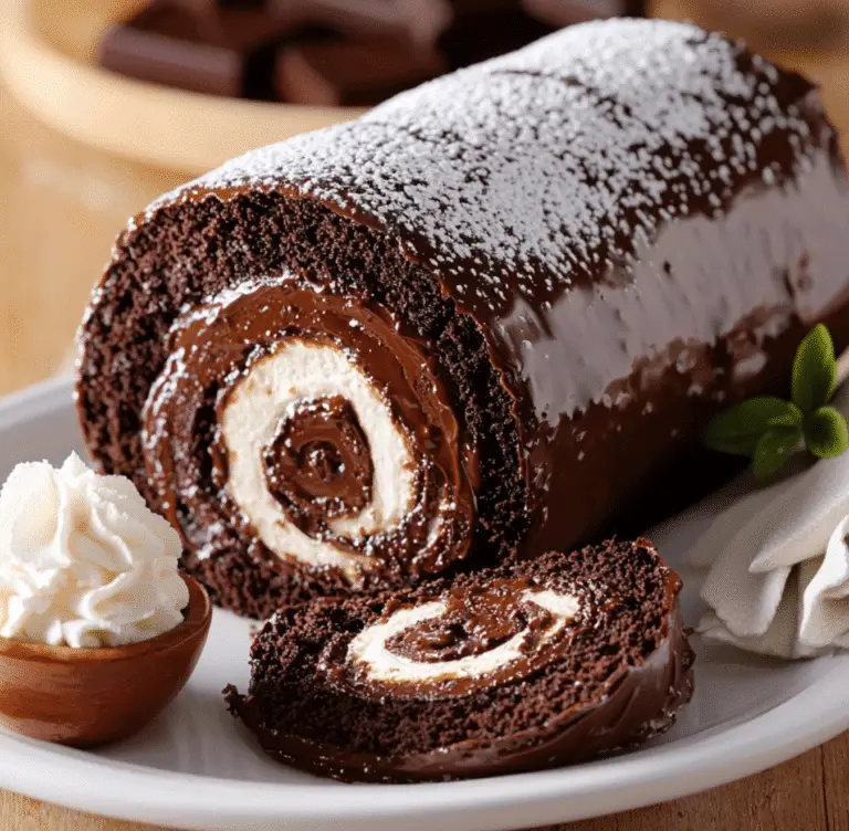 Roulé au chocolat