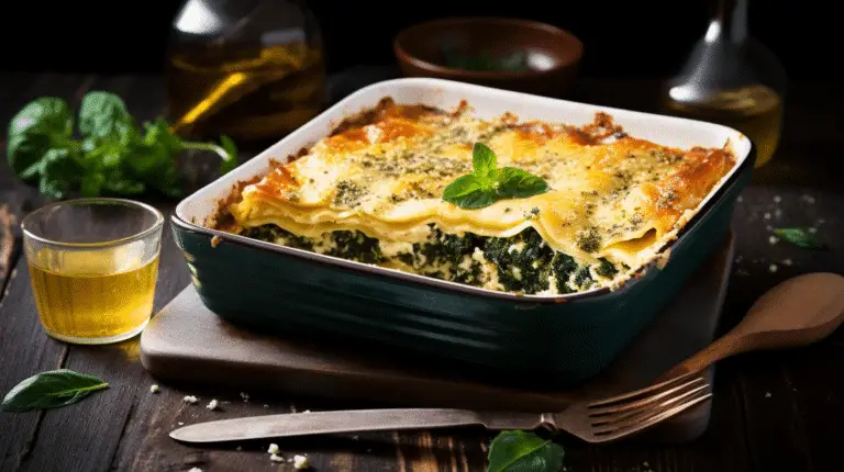 Lasagnes ricotta-épinards