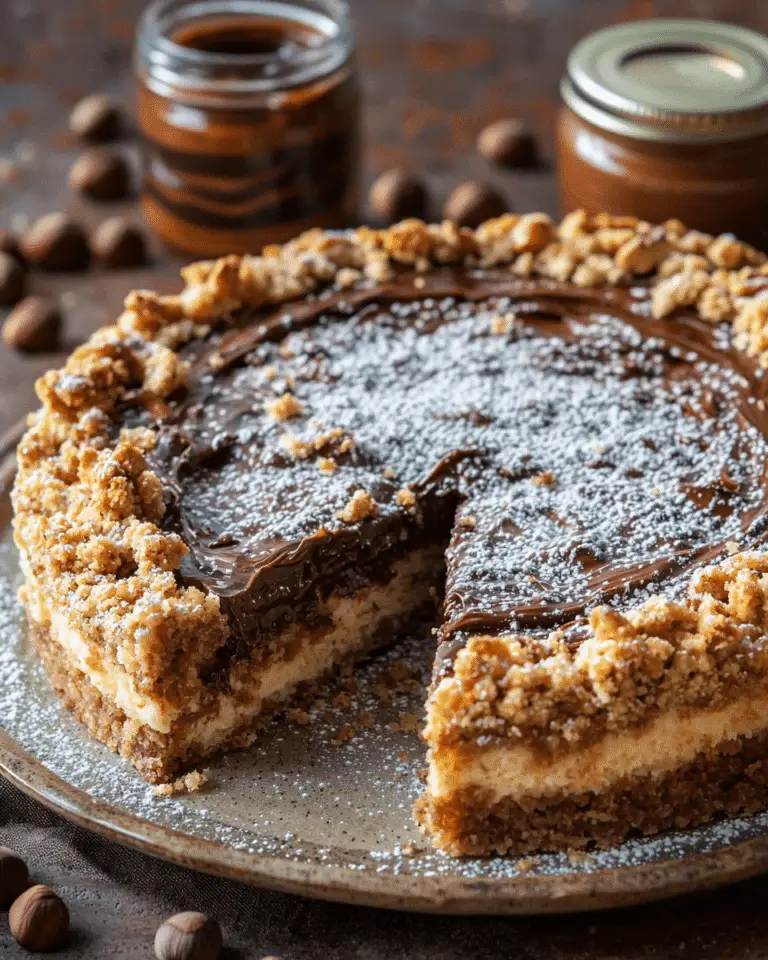 Gâteau Crumble au Nutella: Un Délice Chocolaté Facile à Réaliser
