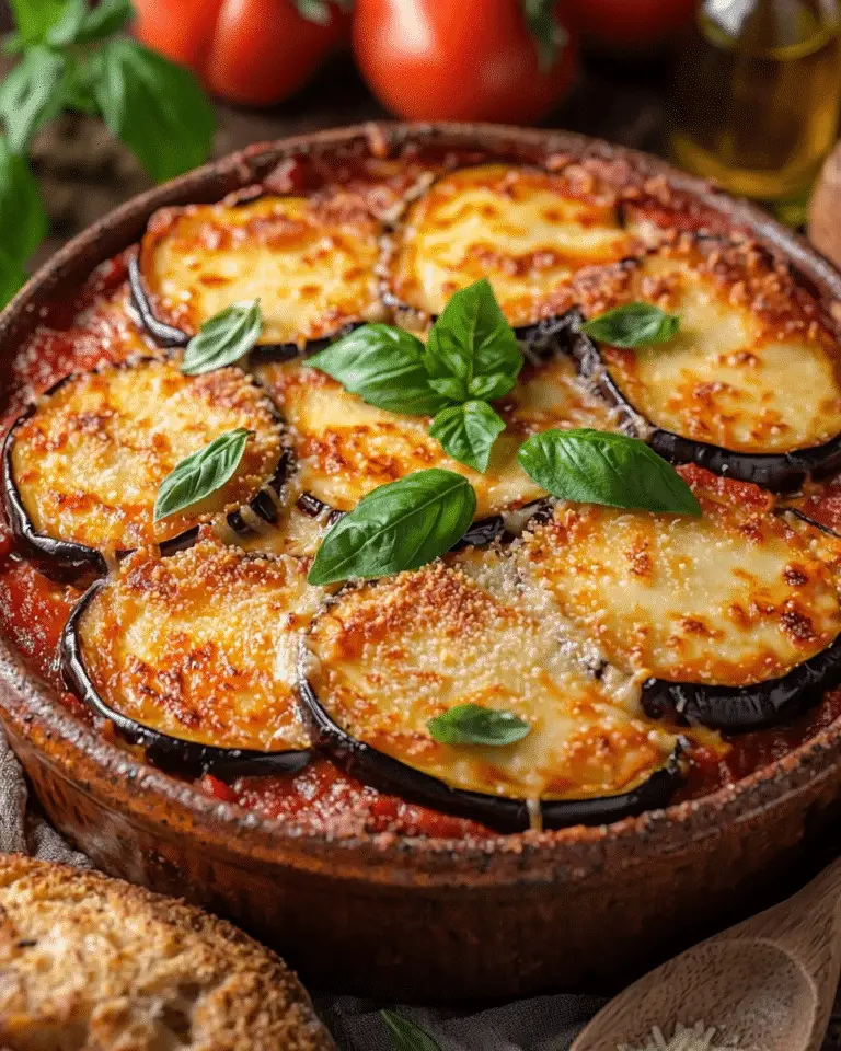 Aubergines parmigiana de Jamie Oliver