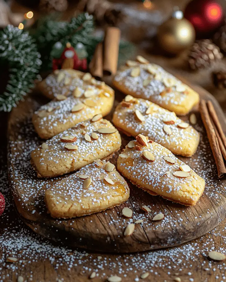 Sablés de Noël au miel et amandes