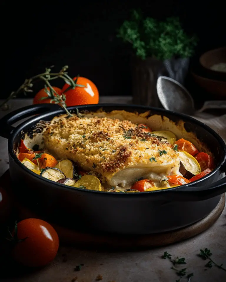 Gratin de Poisson à la Provençale – Recette Facile et Savoureuse