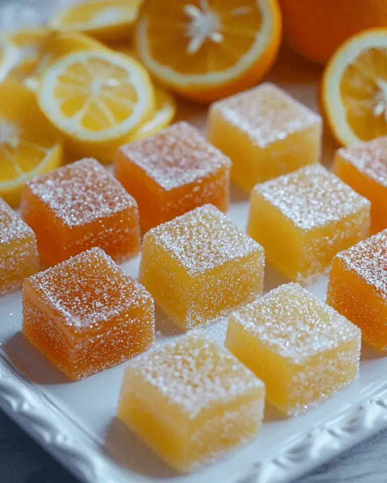 Recette de Pâte de Fruit Orange et Citron: Douceurs Acidulées Maison