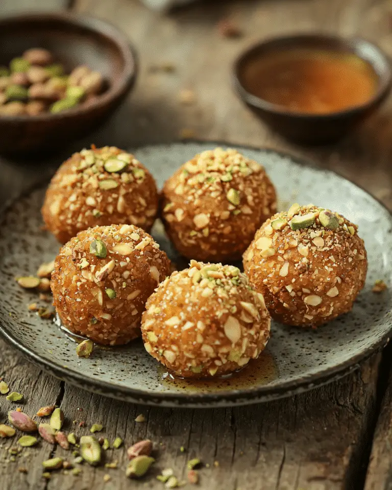 Boulettes Amandes Pistaches Délicieuses