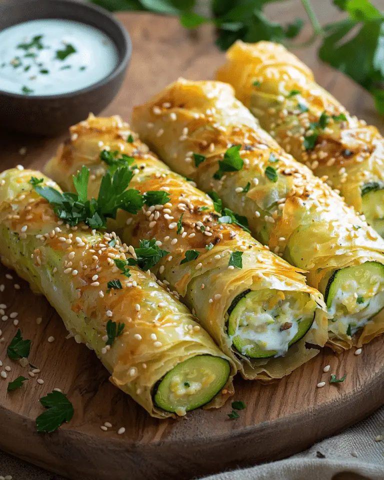 Cigares de Courgette : Recette Savoureuse et Croquante