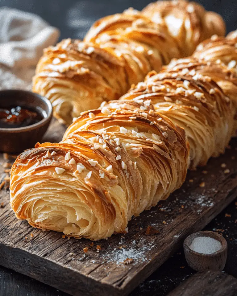 Brioches feuilletées torsadées au companion (ou pas )