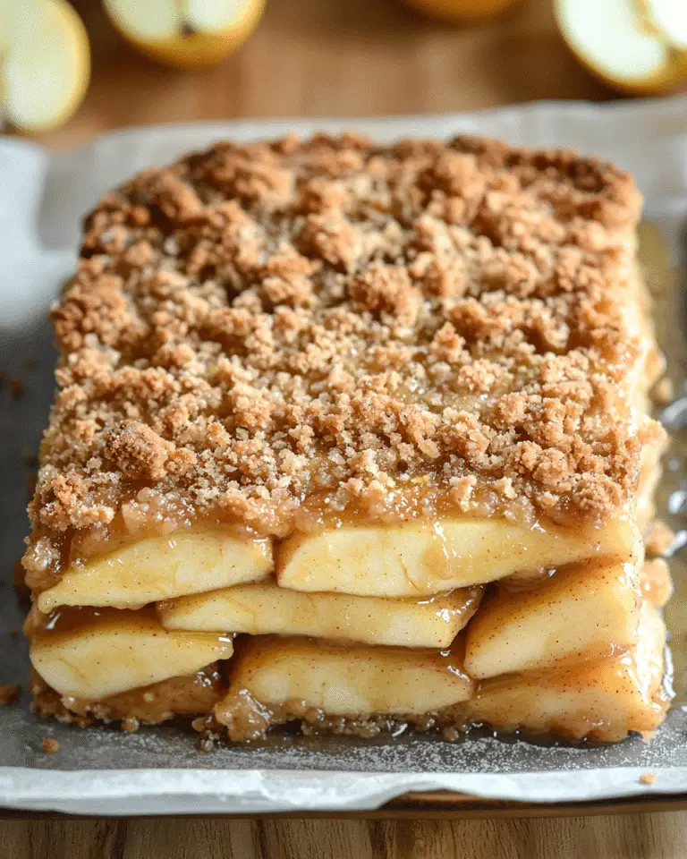 GÂTEAU CRUMBLE POMMES & YUZU
