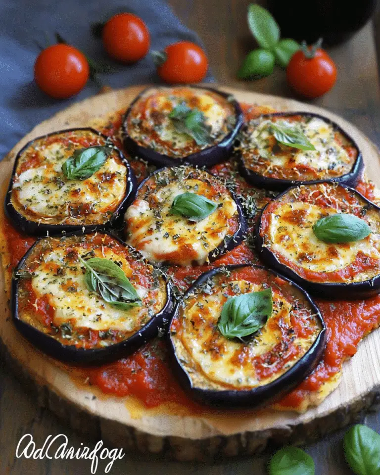Pizza d’aubergines