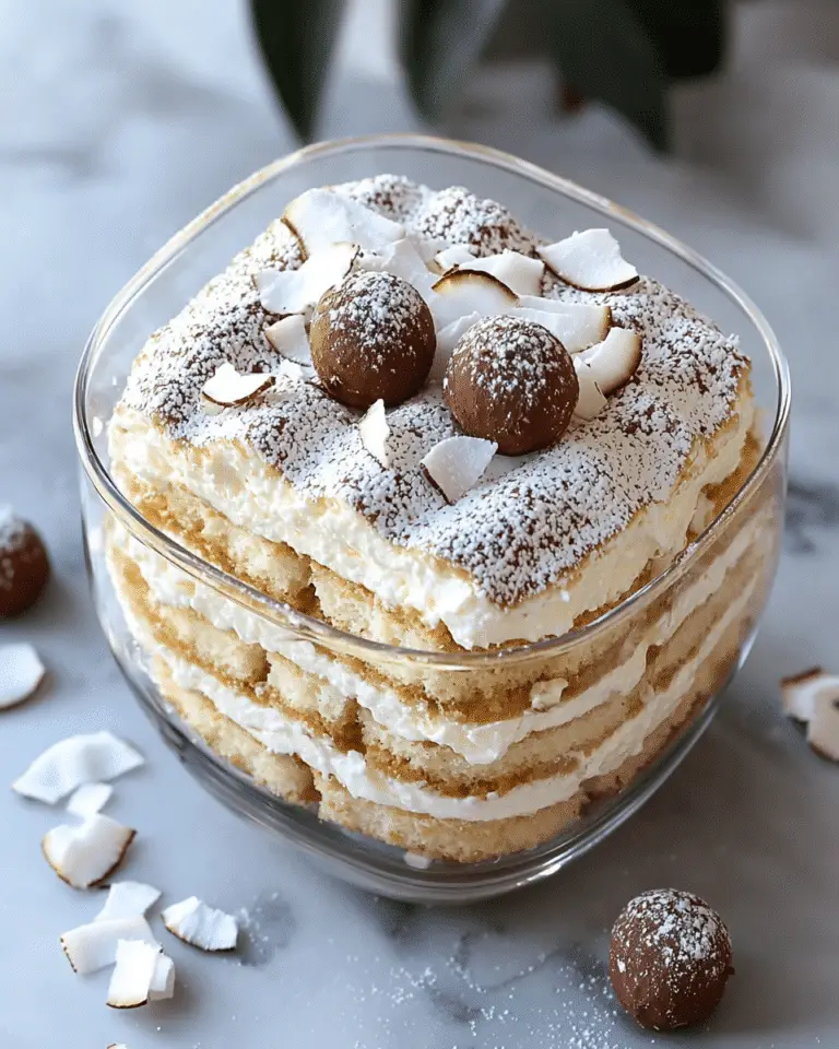 Tiramisu Raffaello