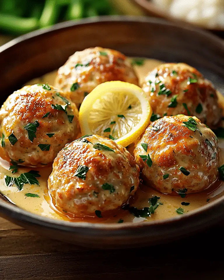 Boulettes de Poulet au Citron