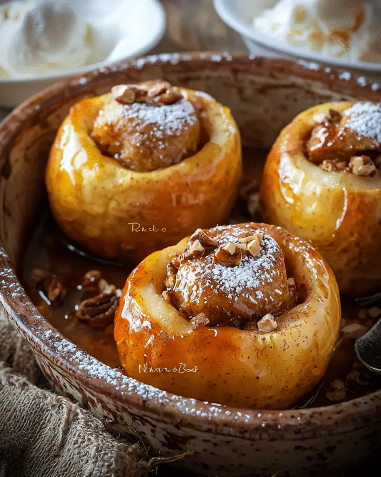Pommes au four au miel et épices douces