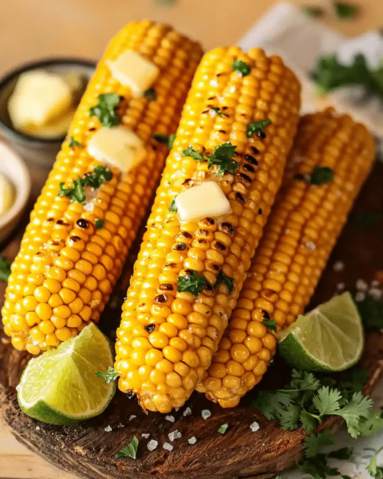 Cuisson des épis de maïs