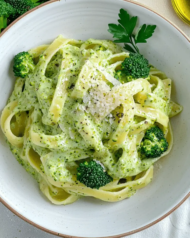 Pâtes à la crème de brocoli