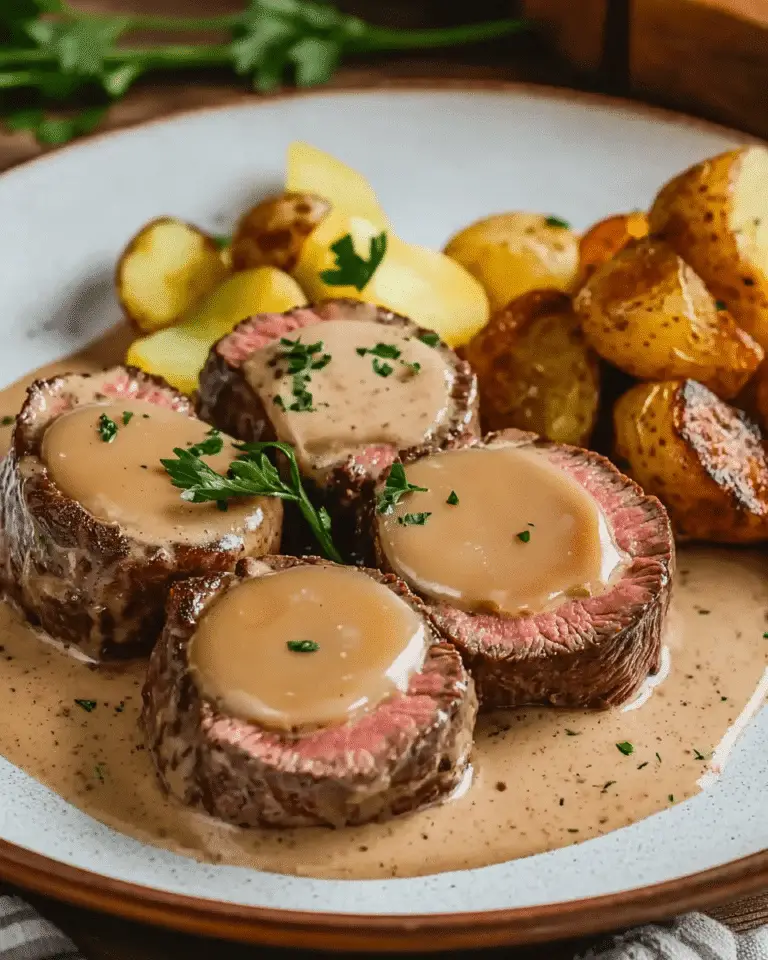 Filet mignon sauce foie gras au Cookeo®