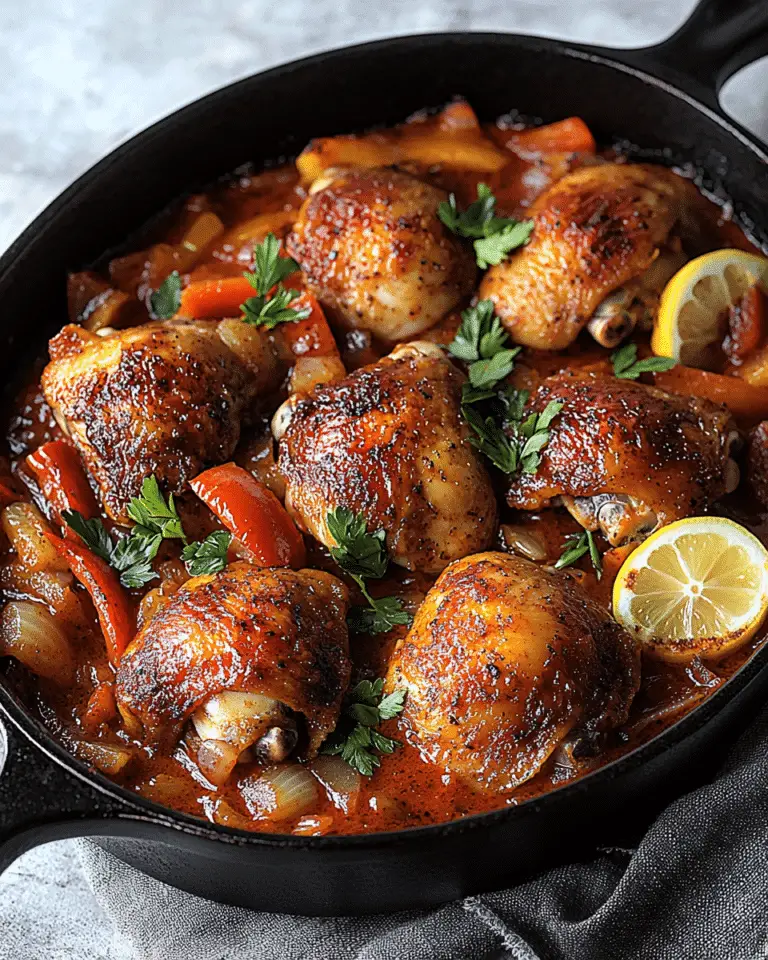 Casserole de poulet portugais