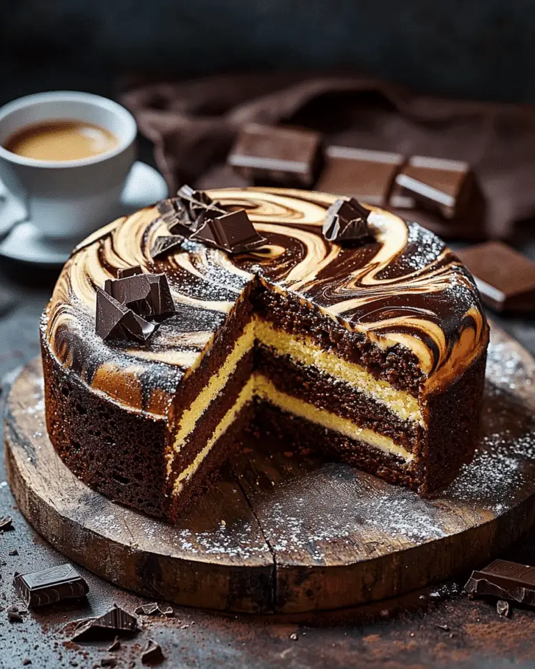 Recette facile du gâteau marbré au chocolat : un délice à partager
