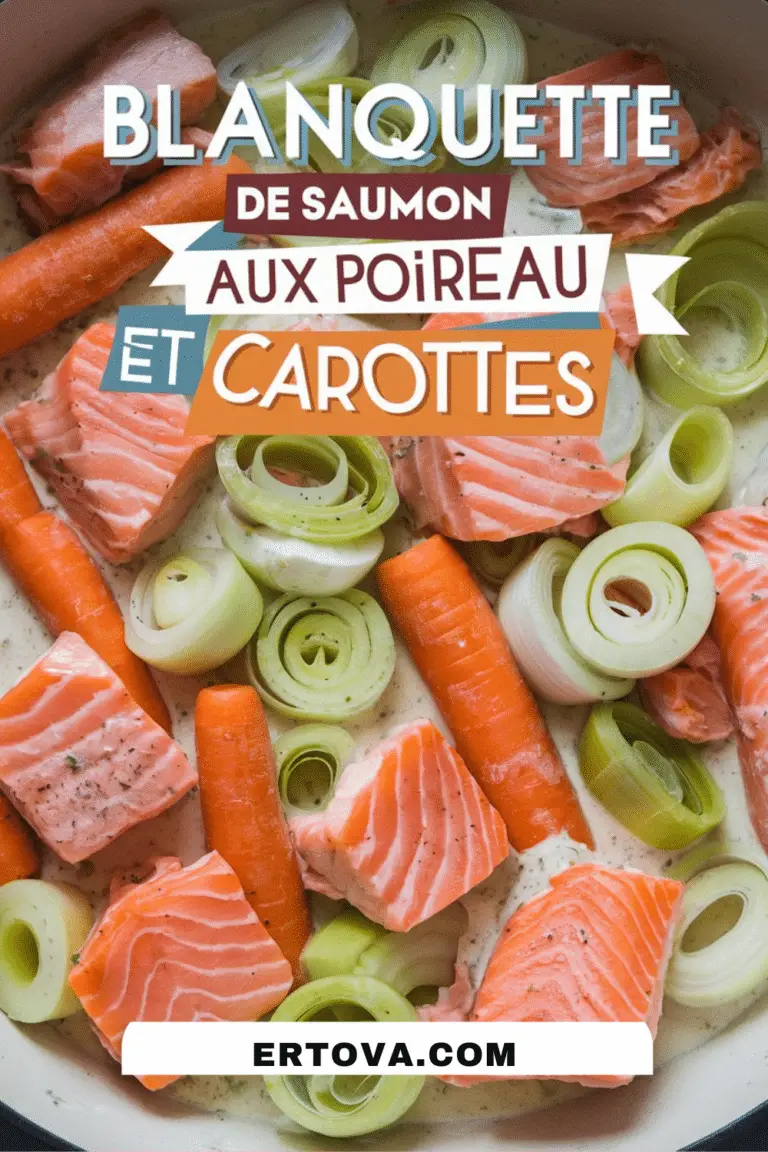 Blanquette de Saumon aux Poireaux et Carottes | Recette