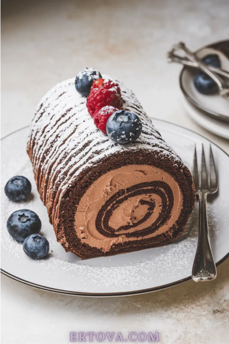 Bûche de Noël au chocolat