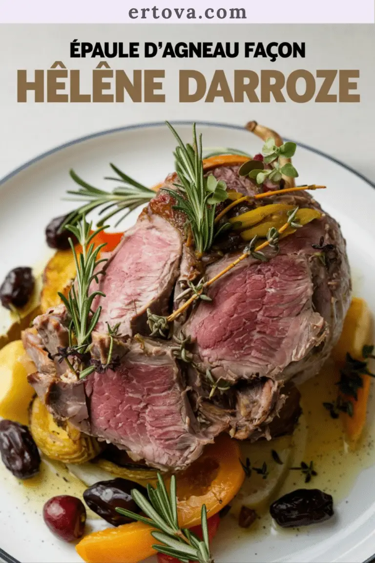 ÉPAULE D’AGNEAU FAÇON HÉLÈNE DARROZE
