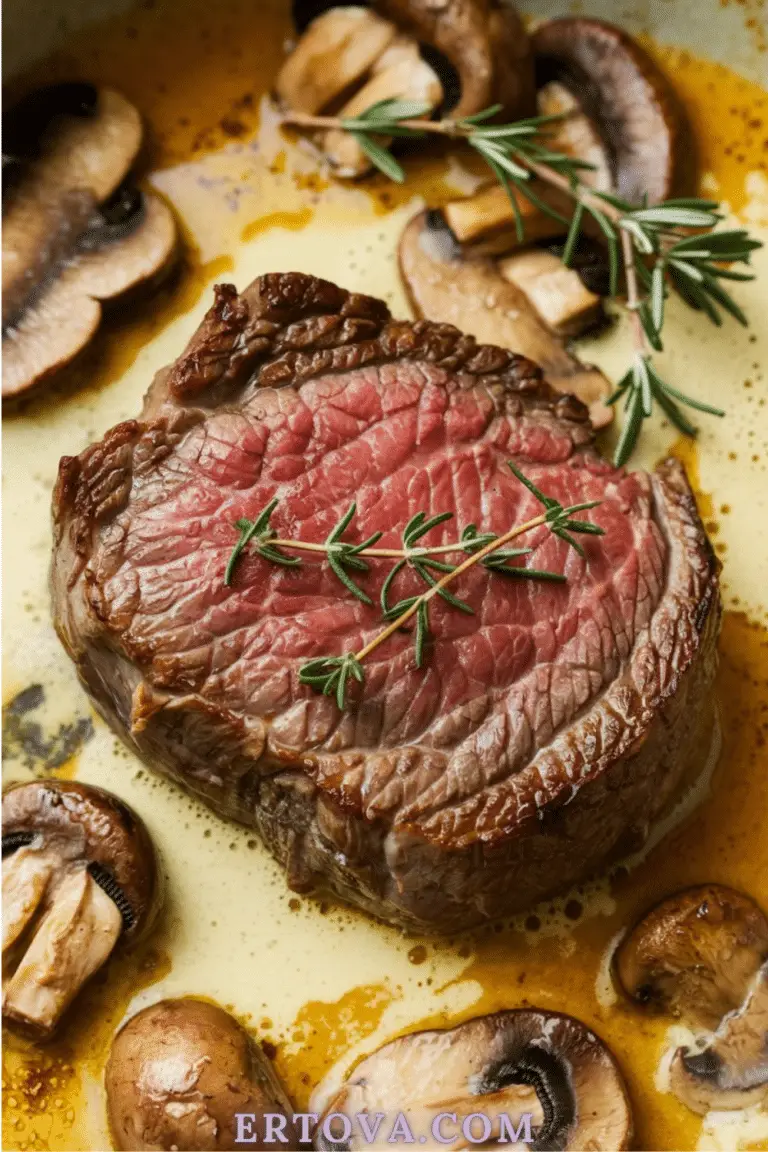 Filet Mignon au Boursin et Champignons | Ma Recette