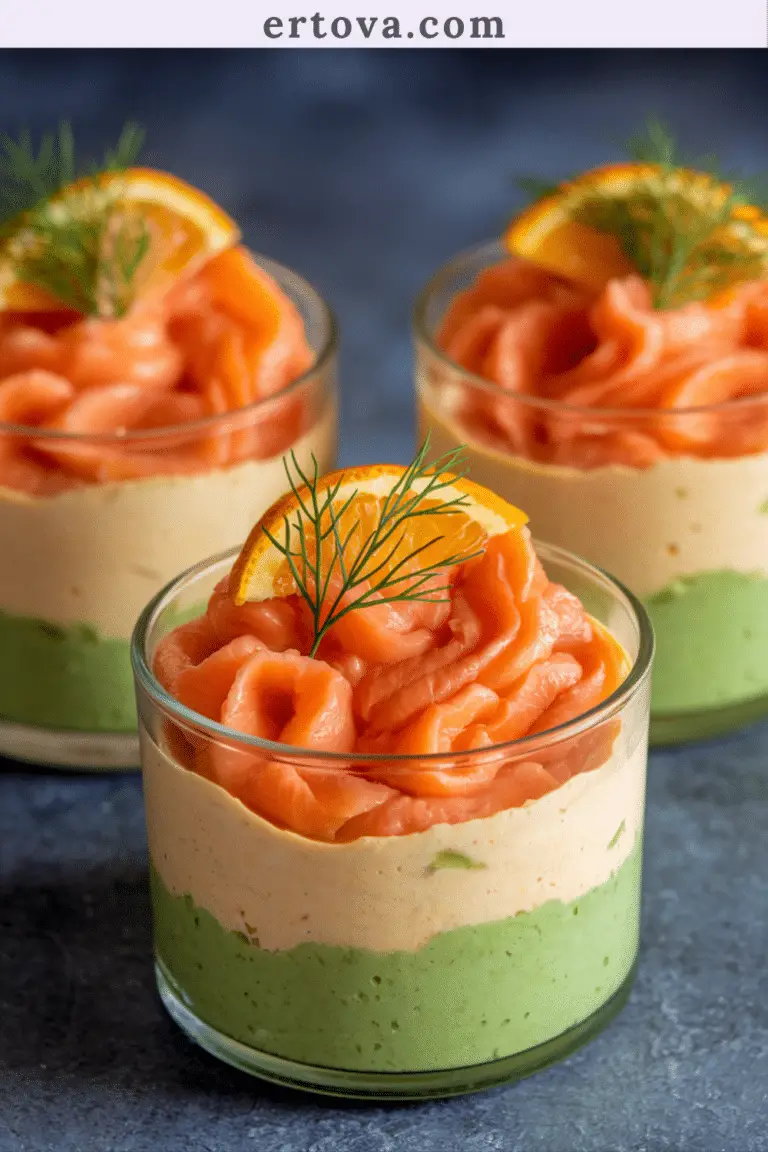 Mousse d’avocat et saumon fumé de Noël