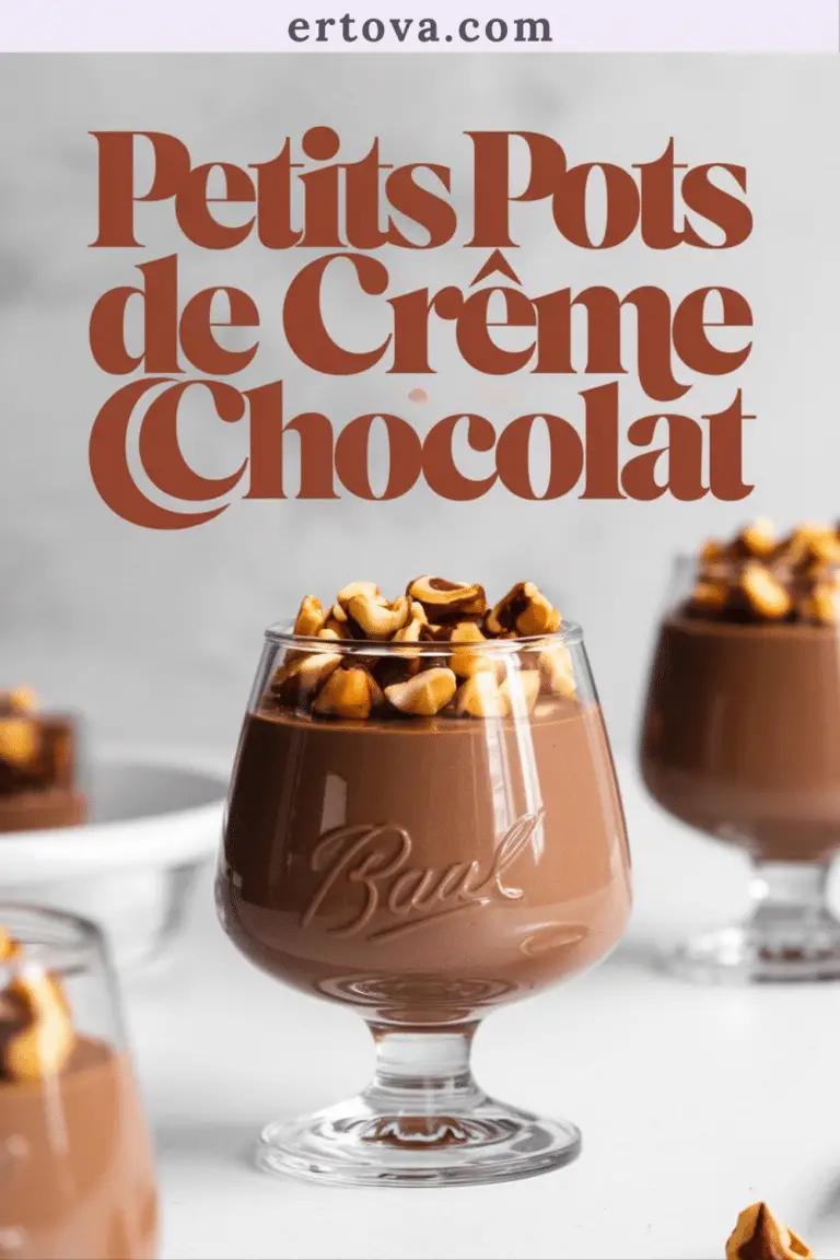 Petits pots de crème au chocolat