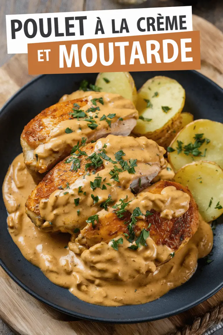 Poulet à la Crème et Moutarde