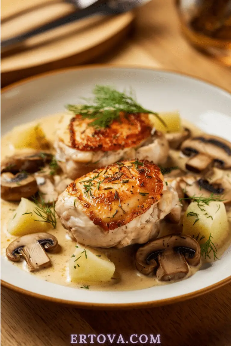 Poulet au Porto et Champignons | Ma recette familiale