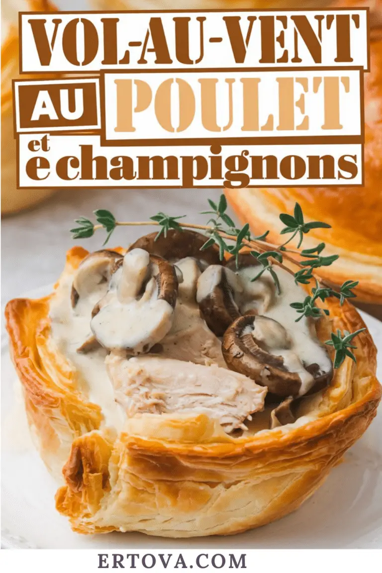 Recette de Vol-au-Vent au Poulet et Champignons