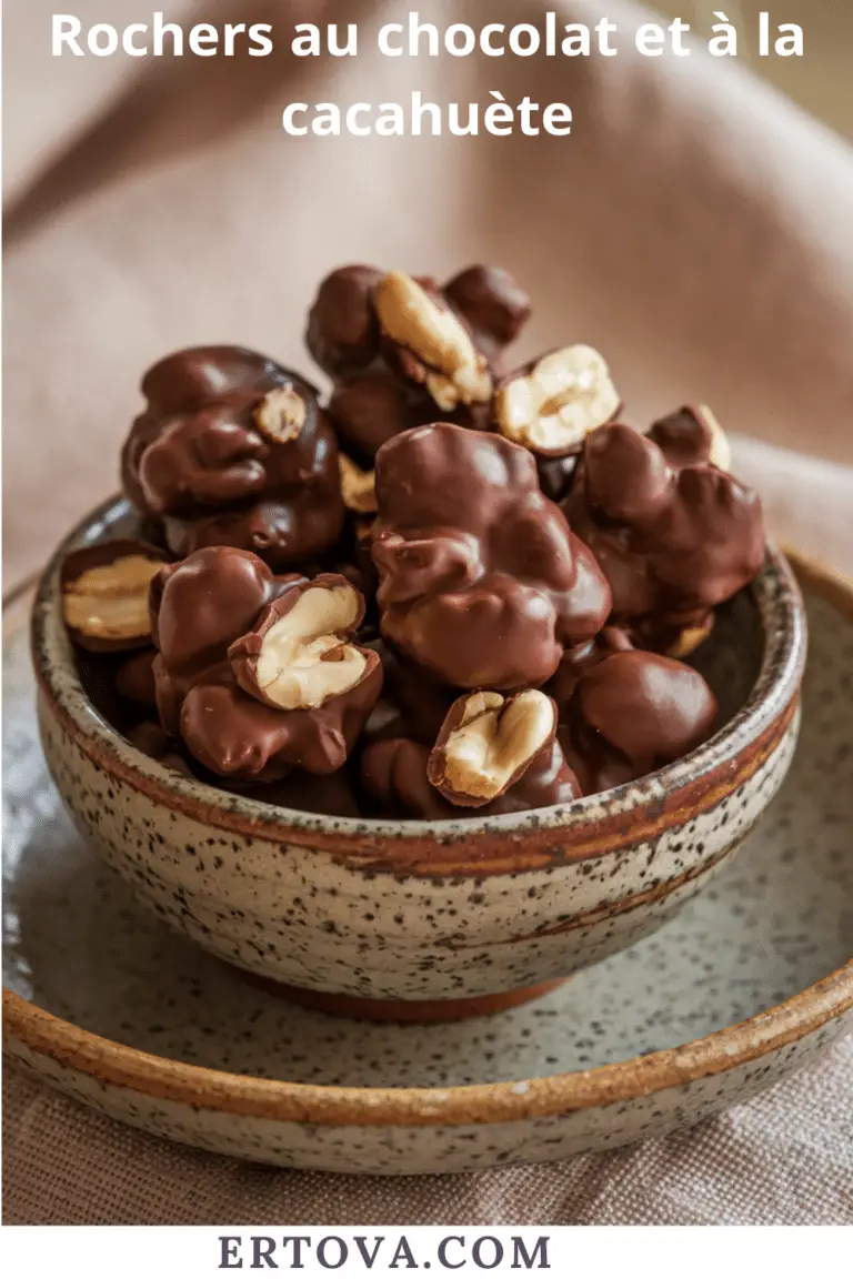 Rochers au chocolat et à la cacahuète