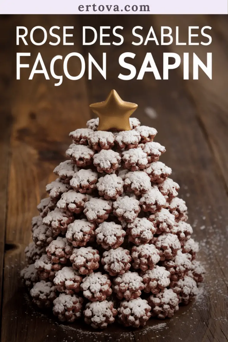 Rose des sables façon sapin | Recette de Noël maison