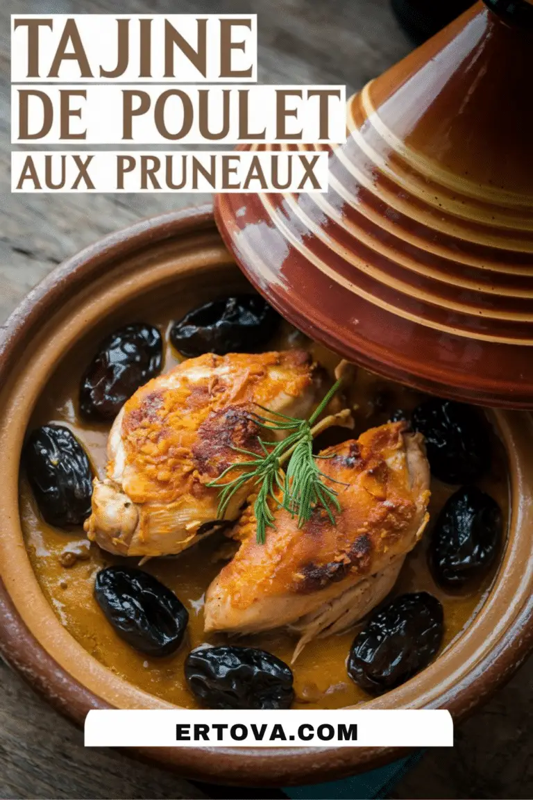 Tajine de poulet aux pruneaux