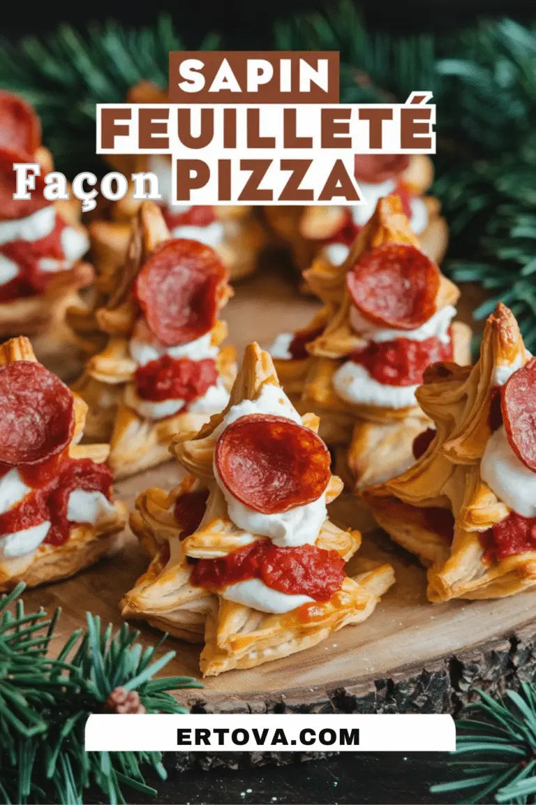 petits sapins feuilletés façon pizza
