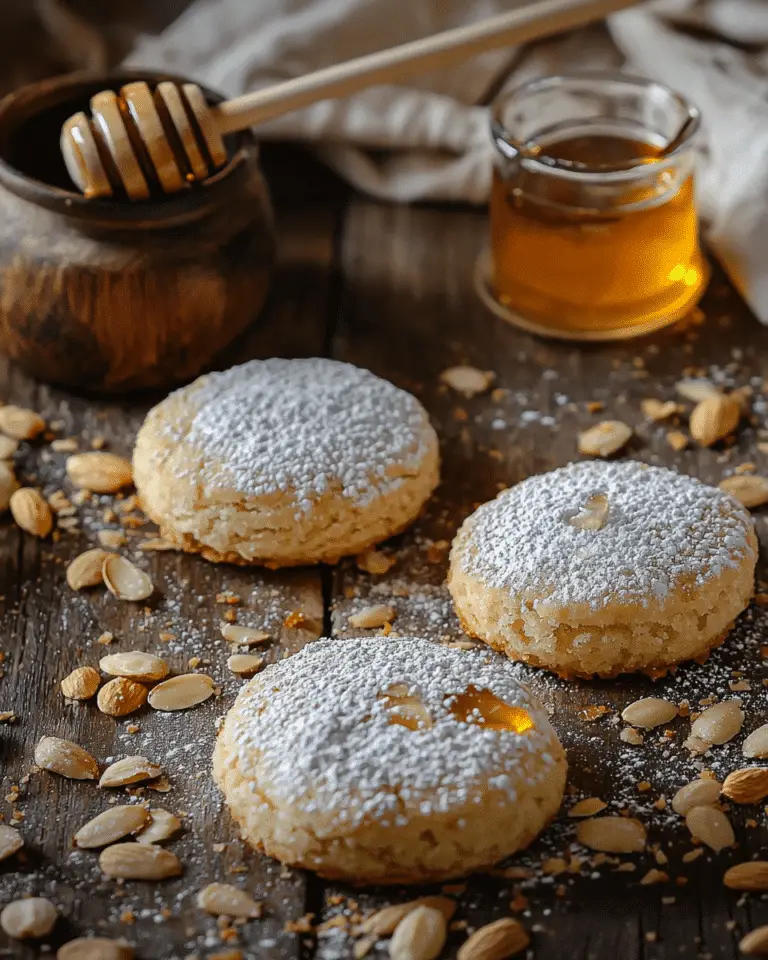Biscuit Sablé aux Amandes et au Miel Sans Beurre – Recette Légère