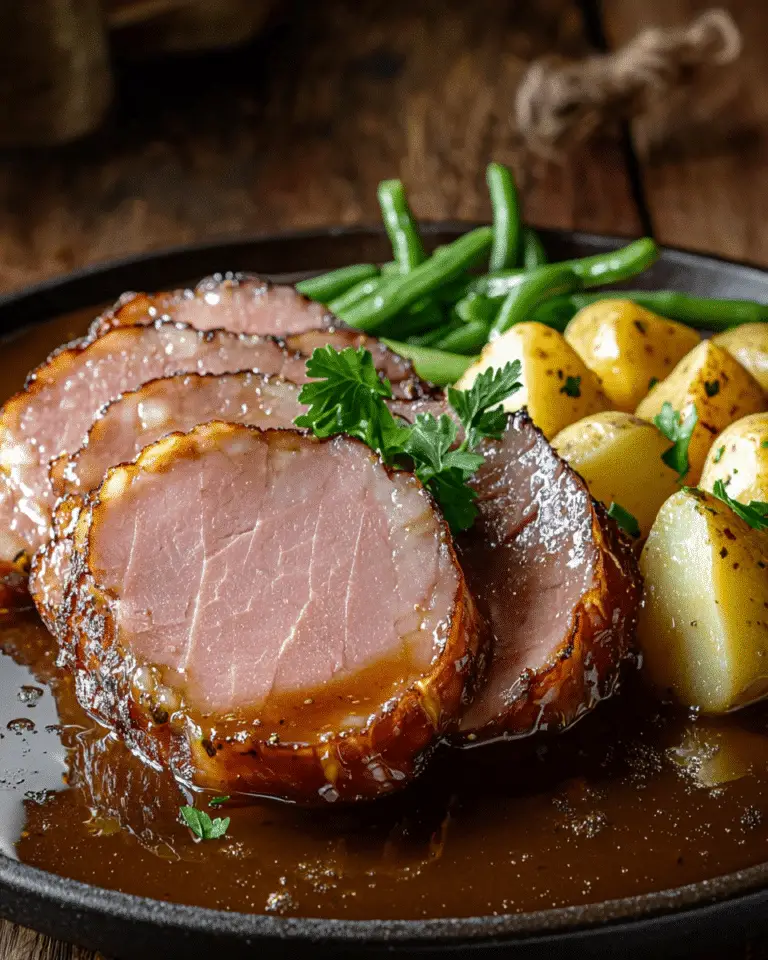 Jambon à la Sauce Madère – Recette Classique et Savoureuse