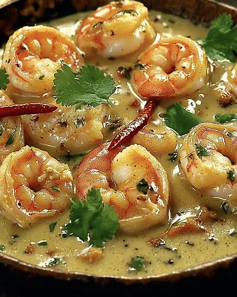 Crevettes à l’Ail et au Lait de Coco Façon Curry – Recette Exotique
