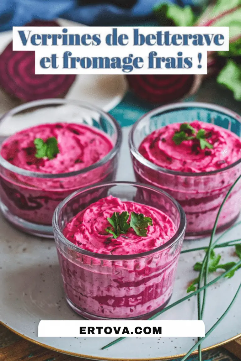 verrine betterave fromage frais