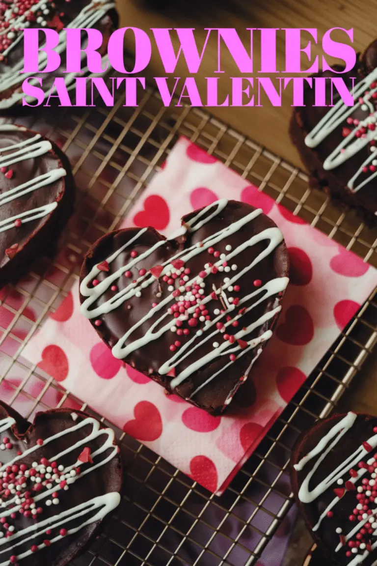 Brownies Saint Valentin : Un Geste Tendre et Chocolaté pour Célébrer l’Amour