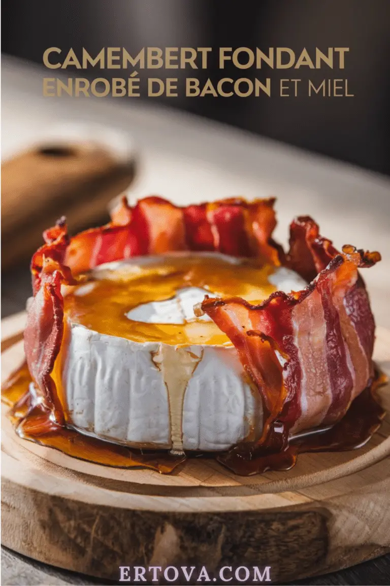 Camembert Fondant au Bacon et Miel – Recette Gourmande