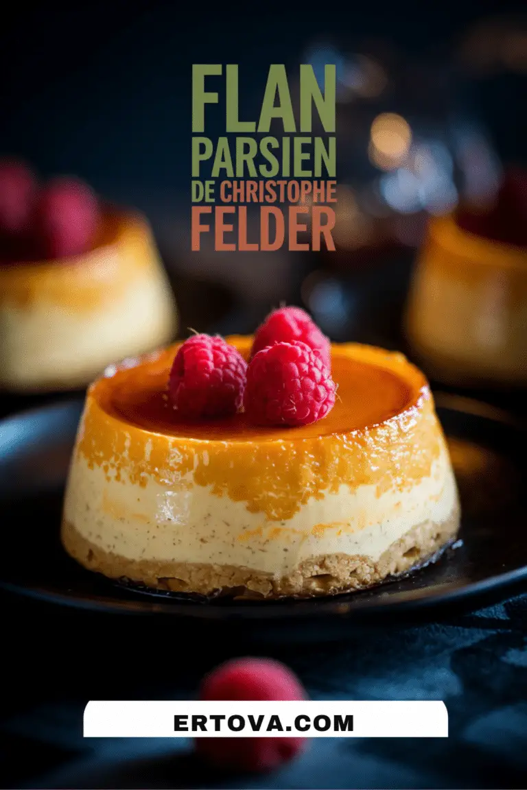 Flan Parisien de Christophe Felder : La Recette Incontournable pour un Dessert d’Exception