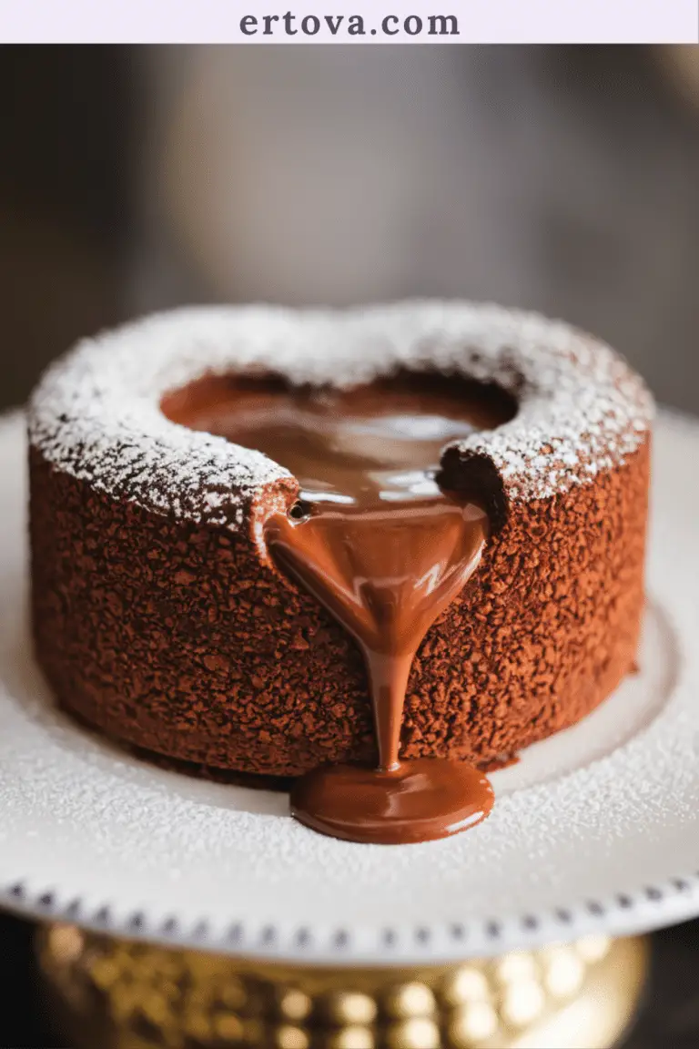 Fondant au Chocolat Cœur Coulant : Un Dessert Intense et Irrésistible