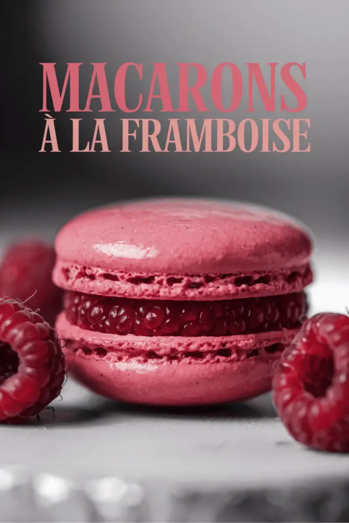 Macarons à la Framboise : Un Classique de la Pâtisserie Française, Délicat et Acidulé