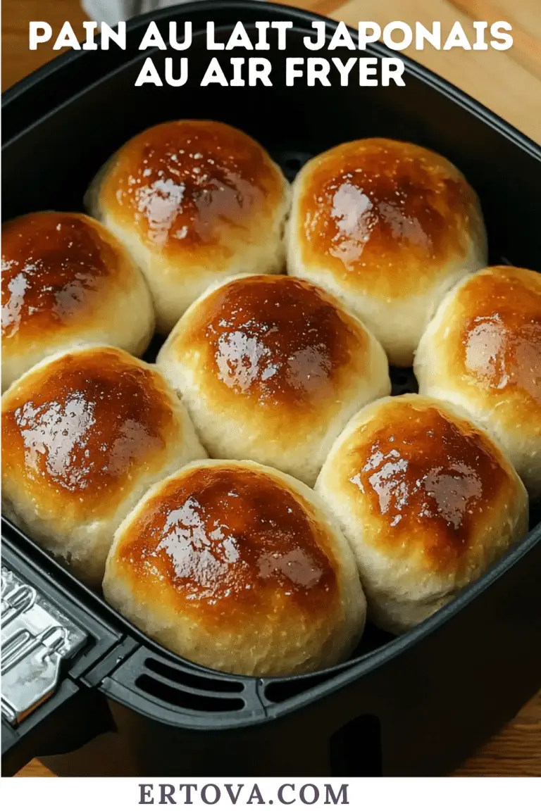 Pain au Lait Japonais au Air Fryer : Moelleux et Doré à la Perfection