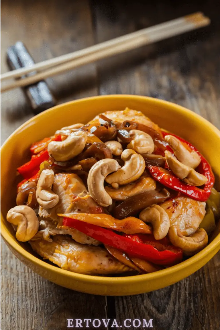 Savourez mon Poulet Thaï aux noix de cajou