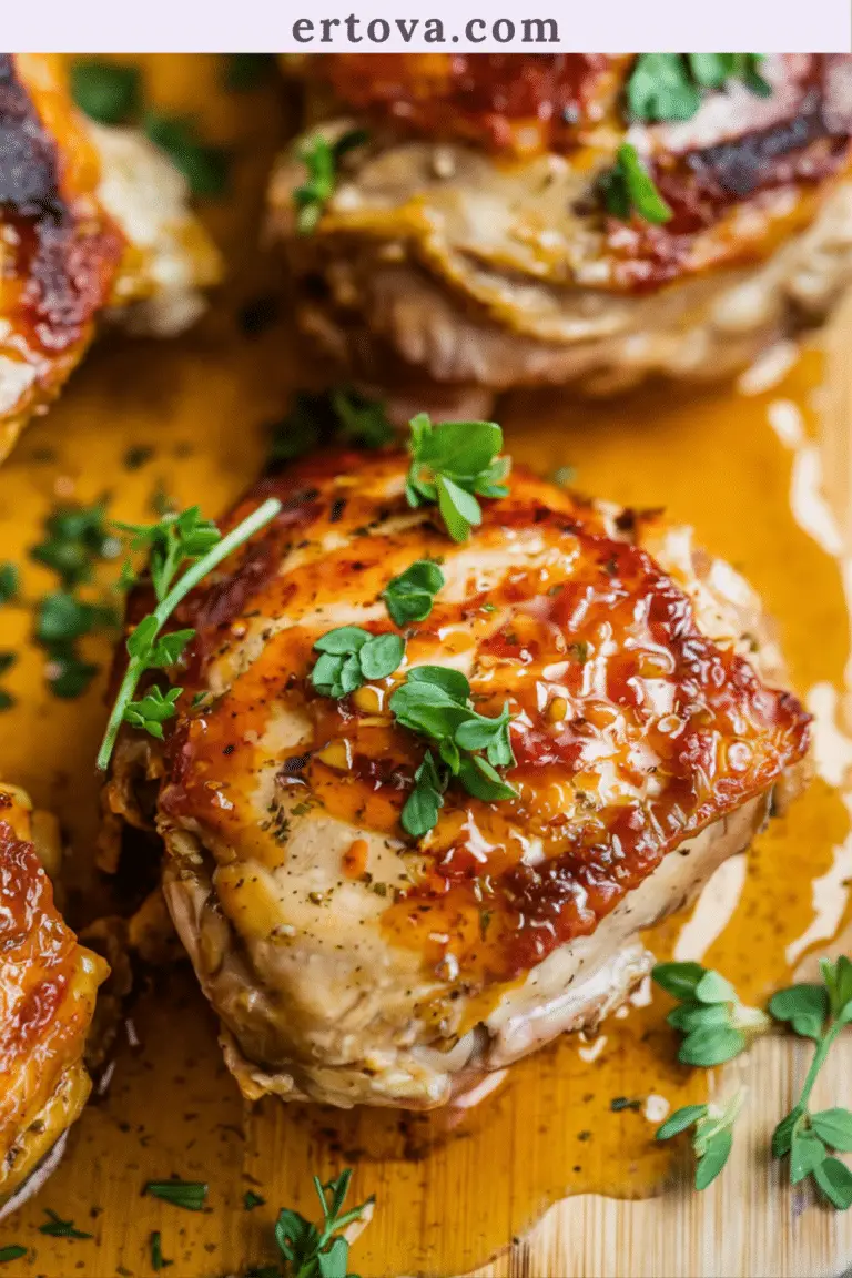 Savourez ce Poulet au Miel et à la Moutarde
